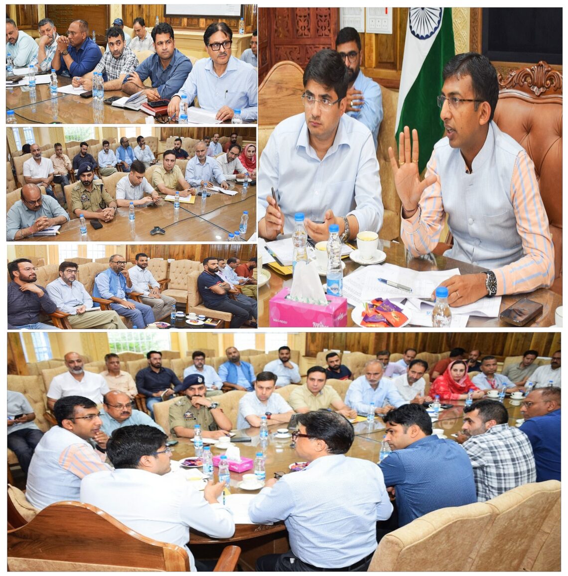 Div Com Kashmir reviews Preparations for International Yoga Day Celebrations