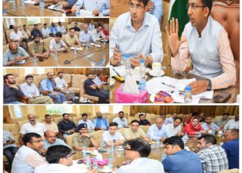 Div Com Kashmir reviews Preparations for International Yoga Day Celebrations